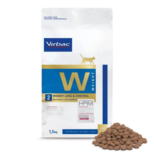 Virbac HPM Cat Weight Loss & Control W2 1,5 kg