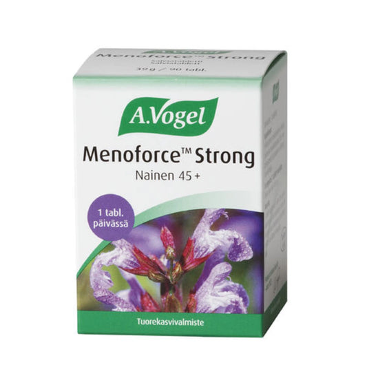 VOGEL Menoforce Strong salviatabletti 90 kpl ravintolisä erityisesti keski-ikäisille naisille