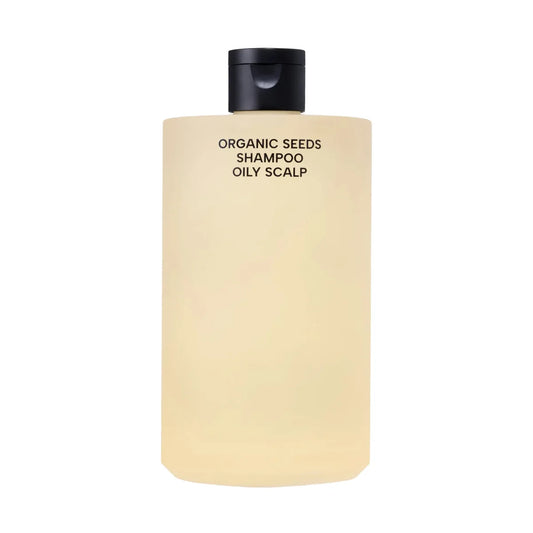 Whamisa Organic Seeds Oily Scalp Shampoo 490 ml – tasapainottava shampoo rasvoittuvalle päänahalle