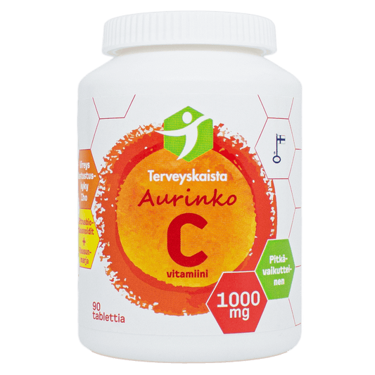 TERVEYSKAISTAN Aurinko C 1000 mg pitkävaikutteinen tabletti 90 tabl