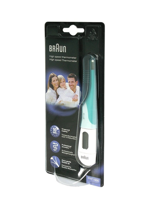 BRAUN Digitaalinen kuumemittari PRT1000, 10 sekunnin mittaus 1 kpl