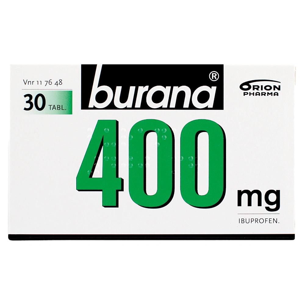 BURANA 400 mg tabletti, kalvopäällysteinen 30 fol