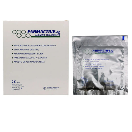 FARMACTIVE AG Hopea-alginaattisidos 15 cm x 15 cm haavojen hoitoon 5 kpl