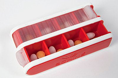 SCHINE PILL BOX S LÄÄKEANNOSTELIJA PUNAINEN 1 KAPPALE