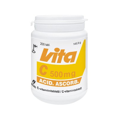 VITA-C 500 MG 200 TABLETTIA