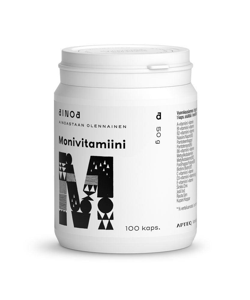 AINOA MONIVITAMIINI 100 KAPSELIA