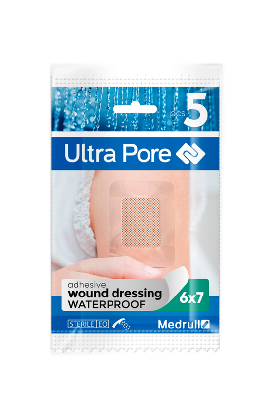 MEDRULL ULTRA PORE VEDENPITÄVÄ SIDOS 6X7CM, 5 KAPPALETTA