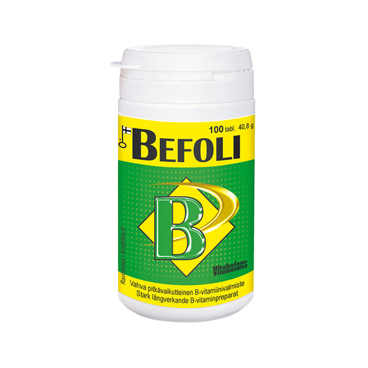 BEFOLI B-VITAMIINI TABLETTI 100 TABLETTIA