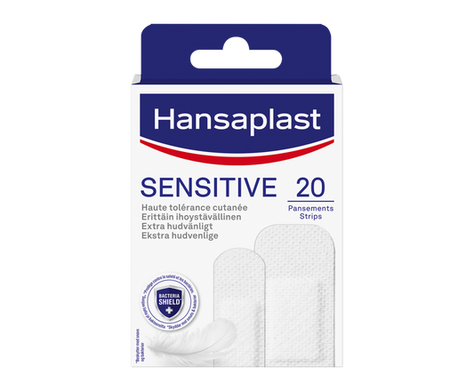 HANSAPLAST Sensitive strips laastarilajitelma herkälle iholle 20 kpl