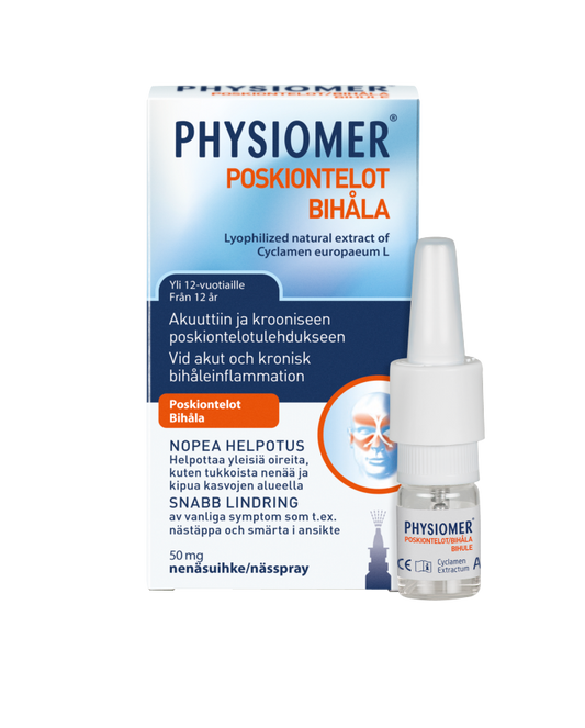 PHYSIOMER Poskiontelot nenäsuiihke
