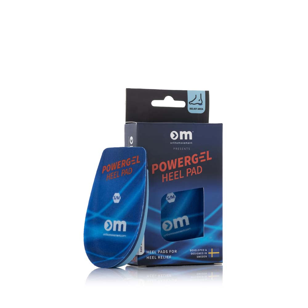 OM Power gel heel pad kantapääkuppi, koko S/M 1 kpl