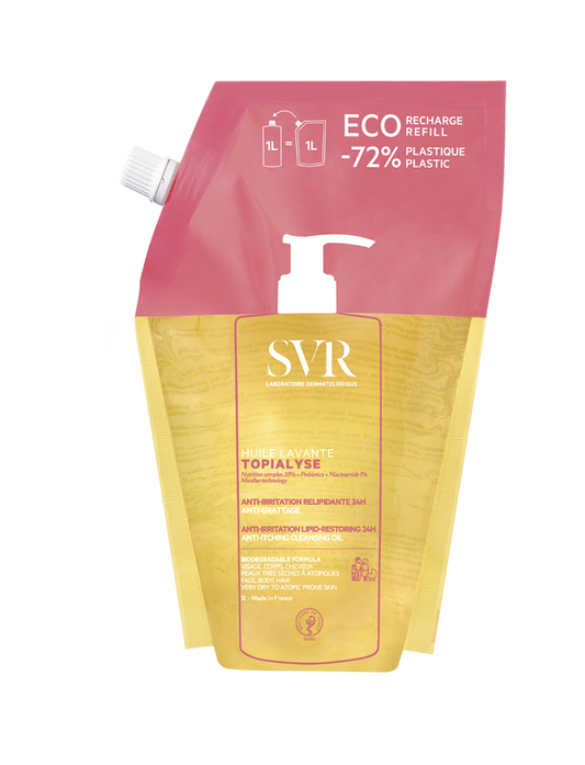 SVR Topialyse huile pesuöljy täyttöpussi 1000 ml