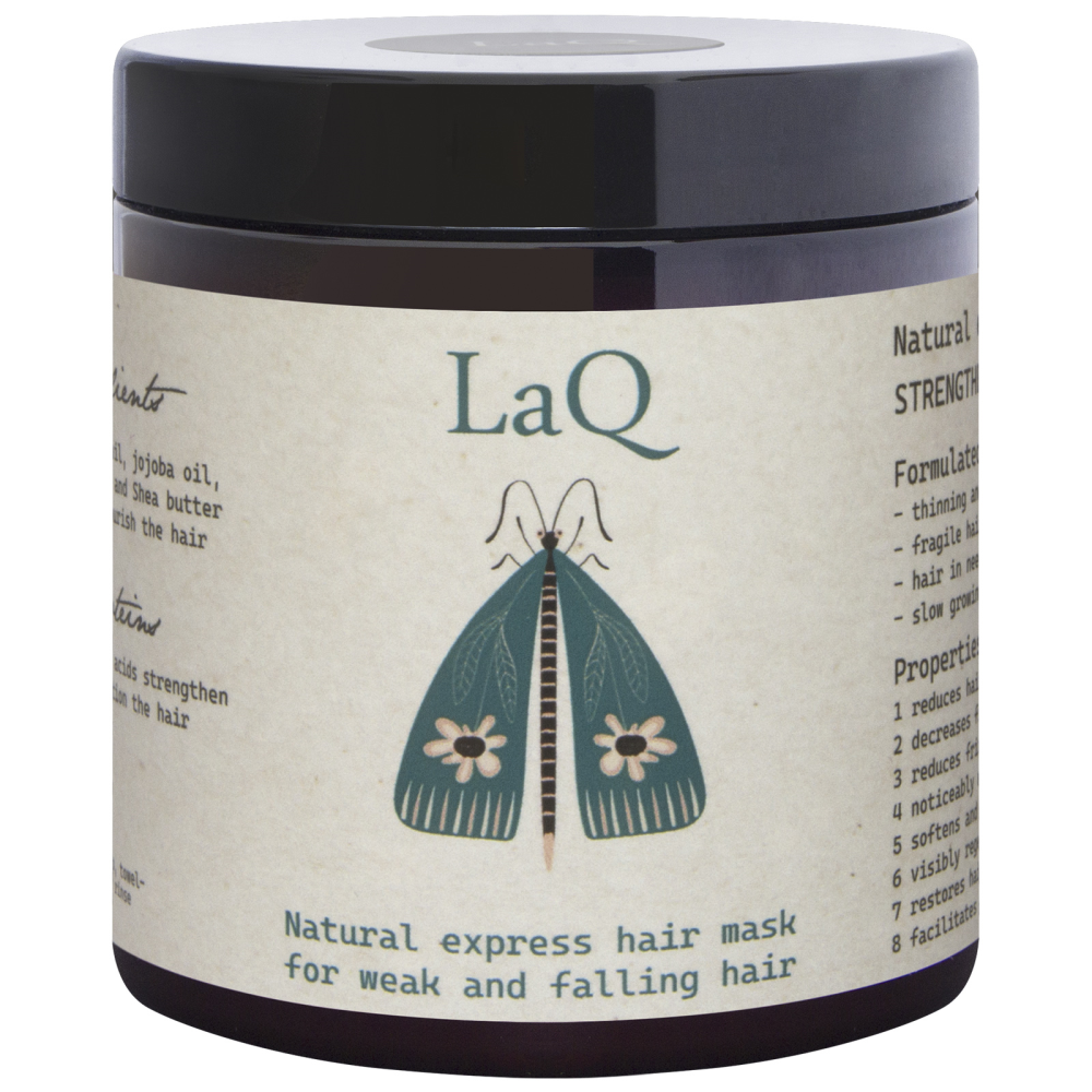 LAQ Botanic Natural Express hiusnaamio oheneville hiuksille 250 ml